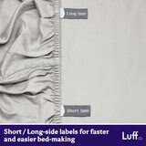 Light Grey SilverLining Fitted Sheet Labels