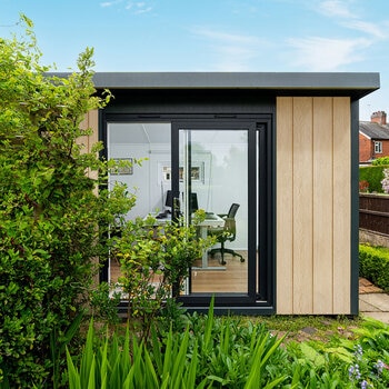 Installed Green Retreats Basebox Garden Room 2.4m x 3.6m