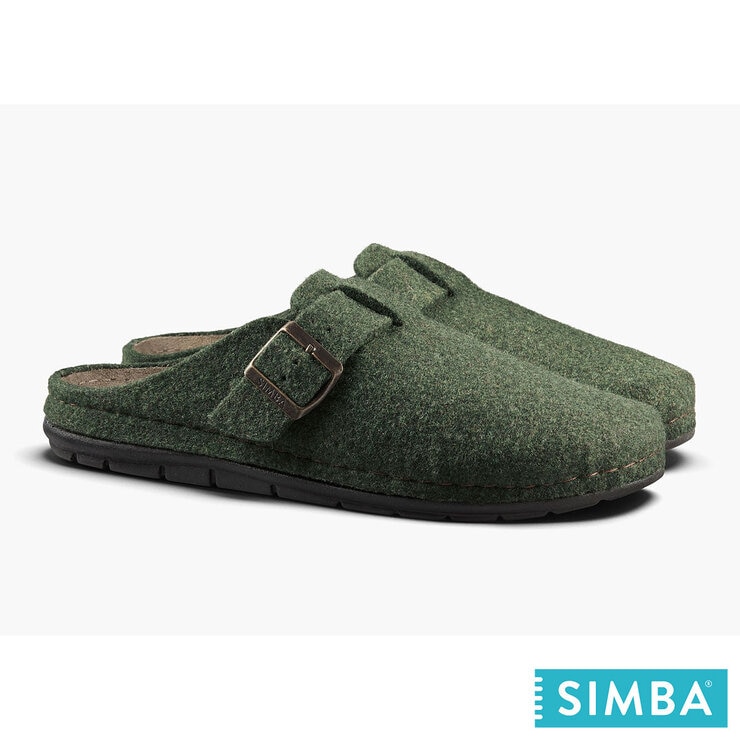Simba Men's Stormur Slipper in Green Simba Men's Stormur Slipper in Green