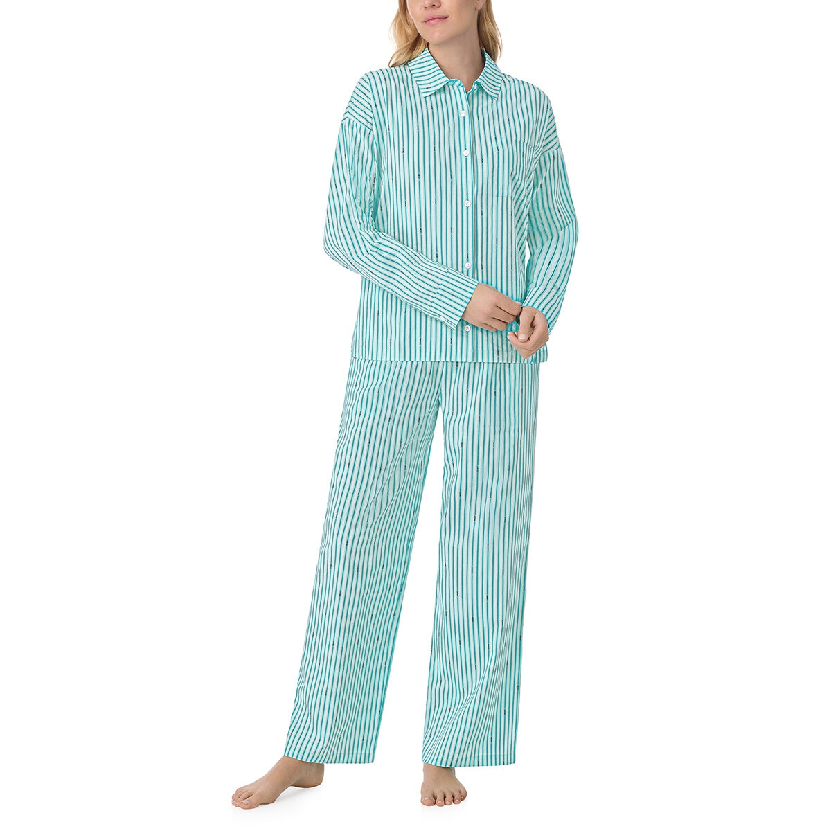 DKNY Ladies Cotton Blend Pyjama Set