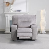 Excalibur Grey Fabric Power Recliner Armchair