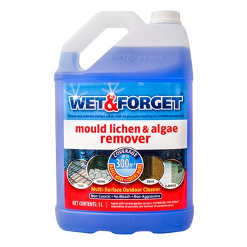 Wet & Forget Concentrate Mould, Lichen and Algae Remover - 5 Litre