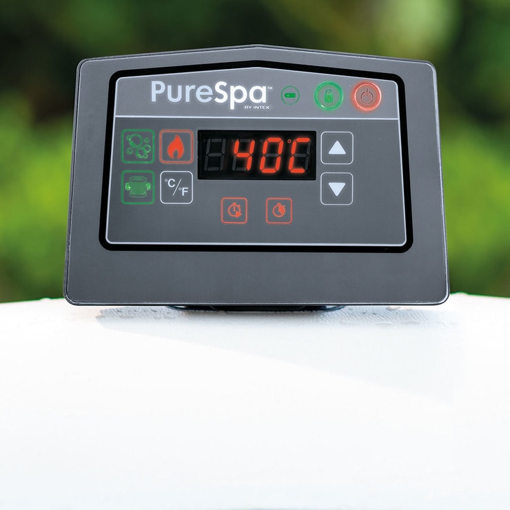 Intex PureSpa Greywood Deluxe Inflatable 4 Person Spa Delivered