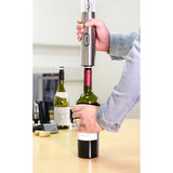 NSA 2-in-1 Rechargeable Electric Corkscrew and Wine Preserver W-RCWS1-SS