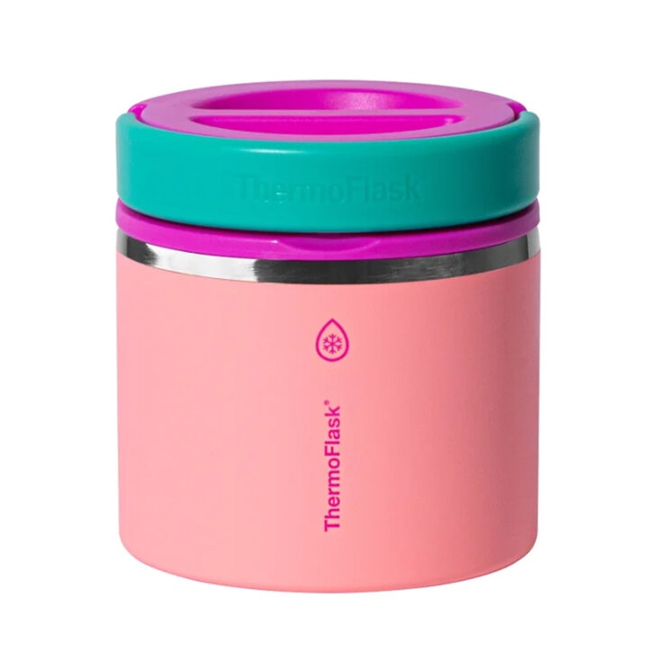 ThermoFlask Food Jars 591ml, 2 Pack in Sunkissed & Ocean Mist ThermoFlask Food Jars 591ml, 2 Pack in Sunkissed & Ocean Mist