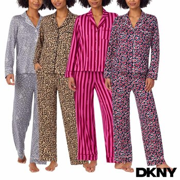 DKNY Women's Notch Collar Pyjama Set