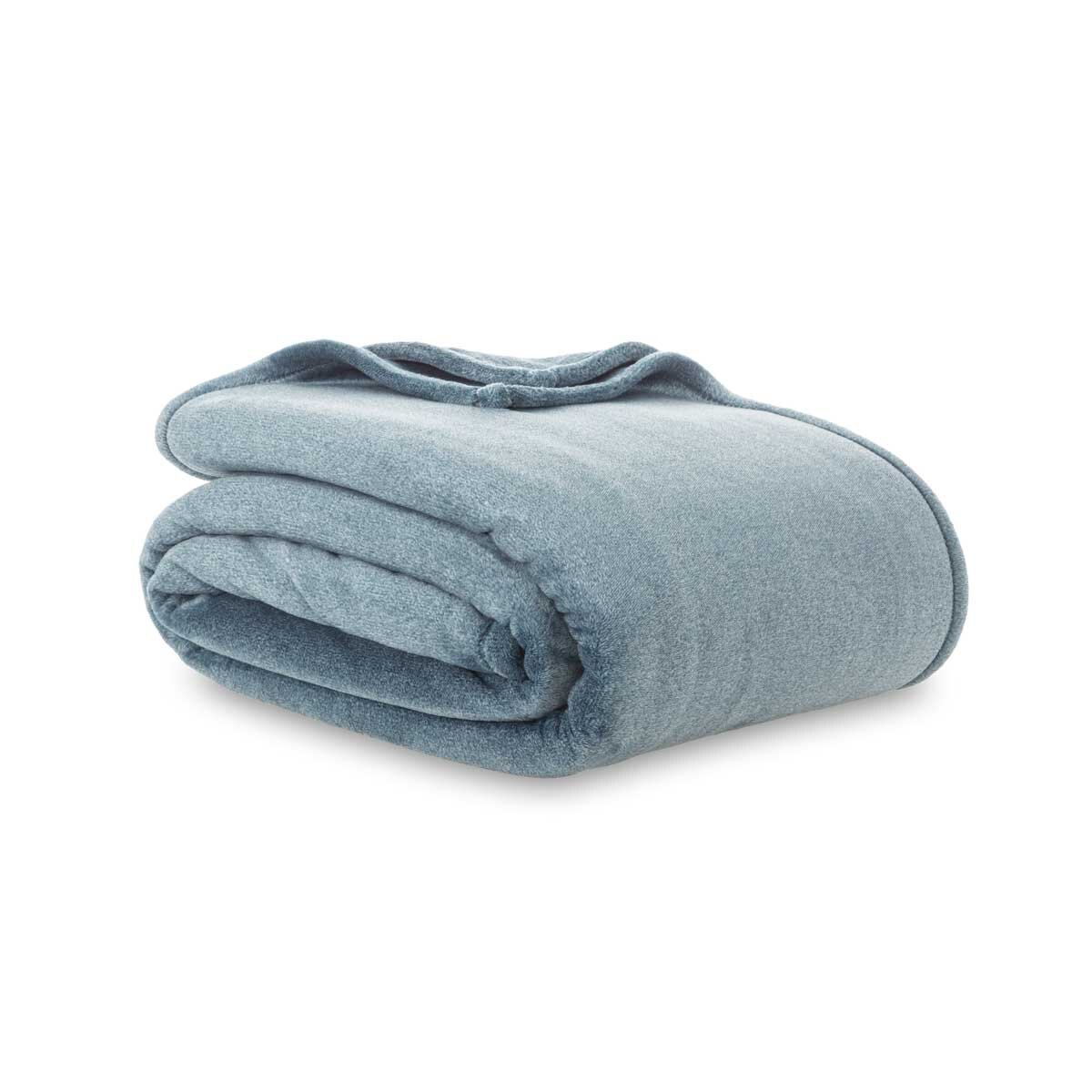 Berkshire Life Soft Blanket 249 x 234 cm, Atlantic Blue
