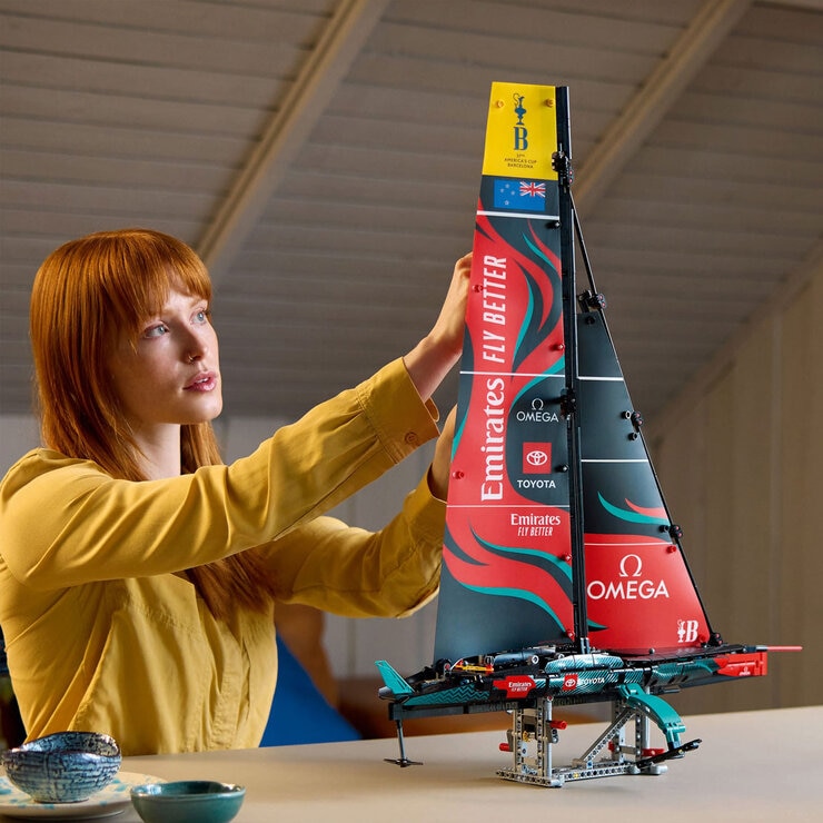 Lego Technic Emirates Team New Zealand AC75 Yacht Lifestyle Image Lego Technic Emirates Team New Zealand AC75 Yacht Lifestyle Image