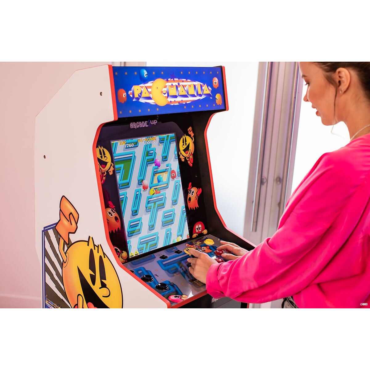 Arcade1Up 5ft (154cm) Bandai Legacy Pac-Mania Arcade Cabinet