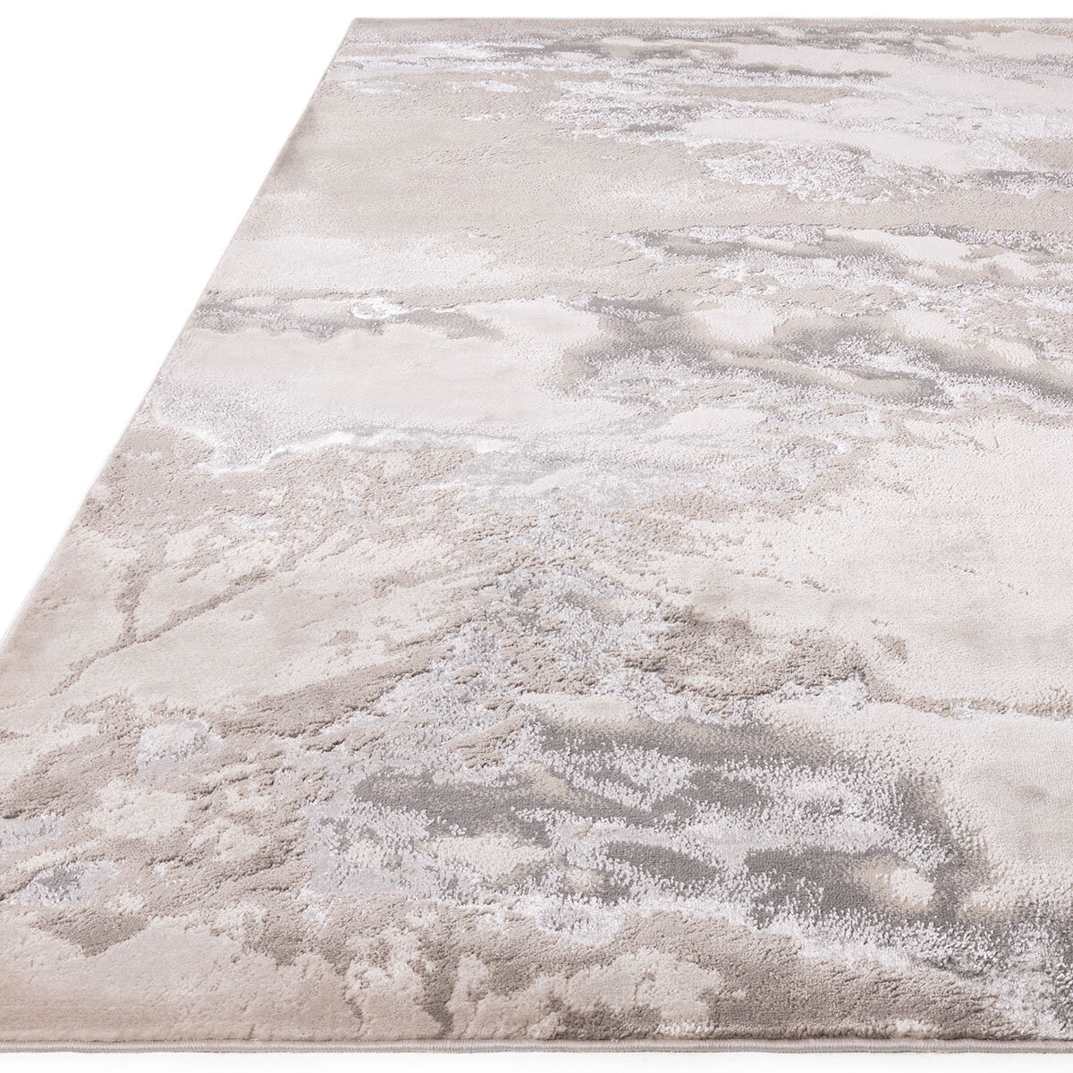 Asiatic Aurora Cloud rug laying flat