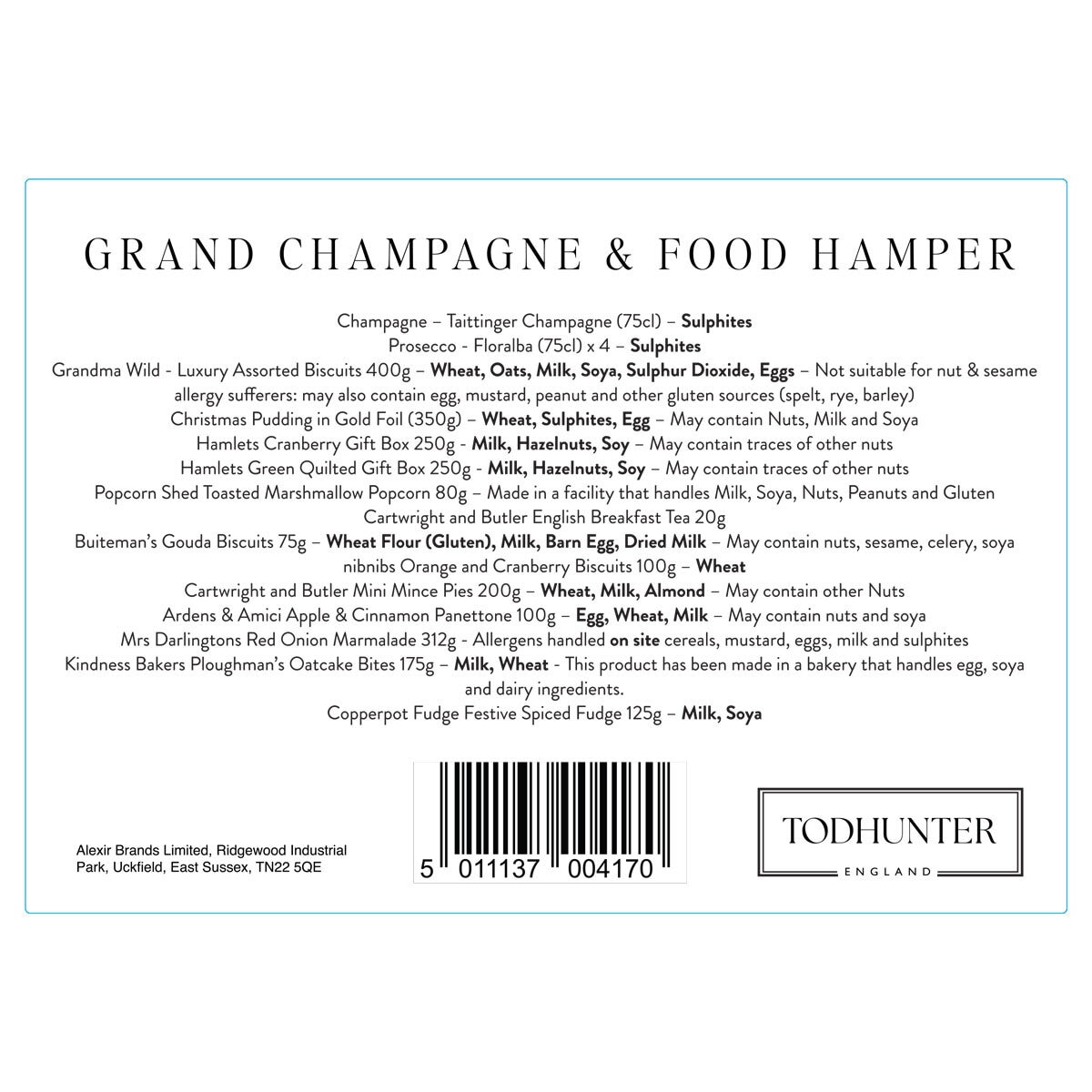 Grand Champagne & Food Hamper
