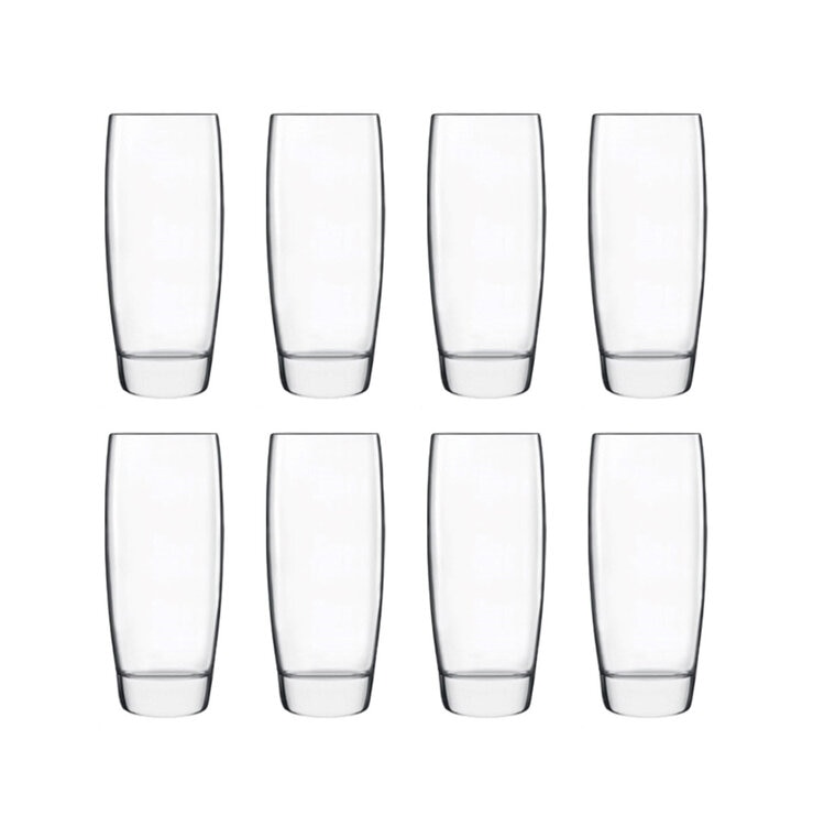 Luigi Bormioli Michelangelo Hi-Ball Glasses, 435ml, 8 Pack