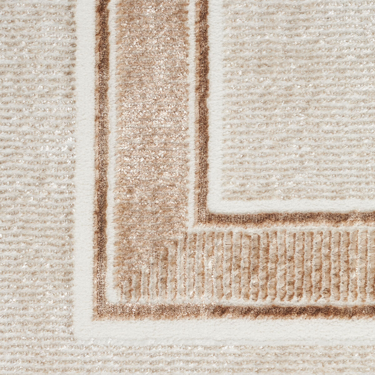 Glitz Cream Border Runner
