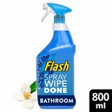 Flash Spray Wipe Done Bathroom, 800ml