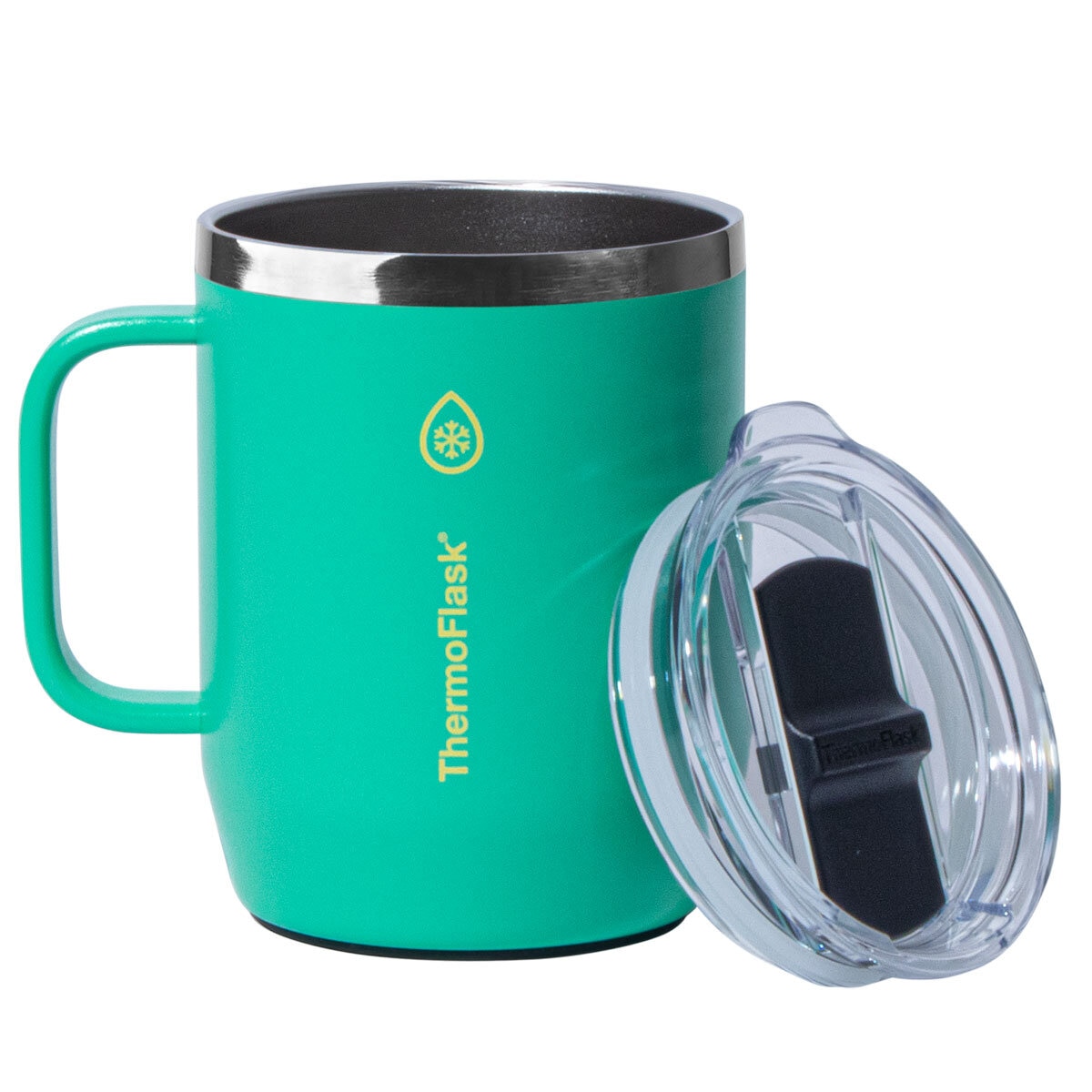 ThermoFlask Coffee and Mug Set in Pink & Green ThermoFlask Coffee and Mug Set in Pink & Green