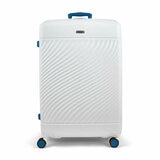 ROCK Love Island Large Suitcase White / Blue