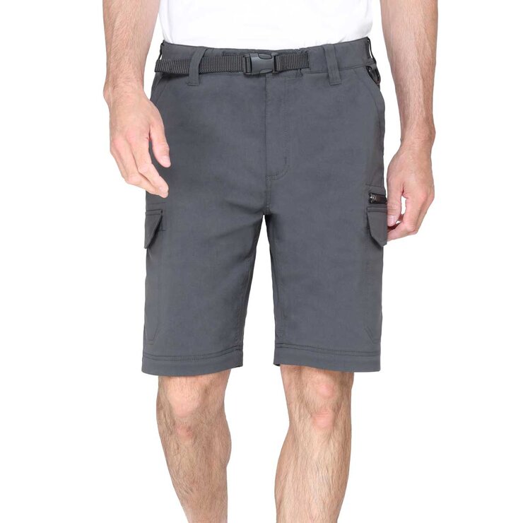BC Clothing Men's Convertible Pant in Charcoal