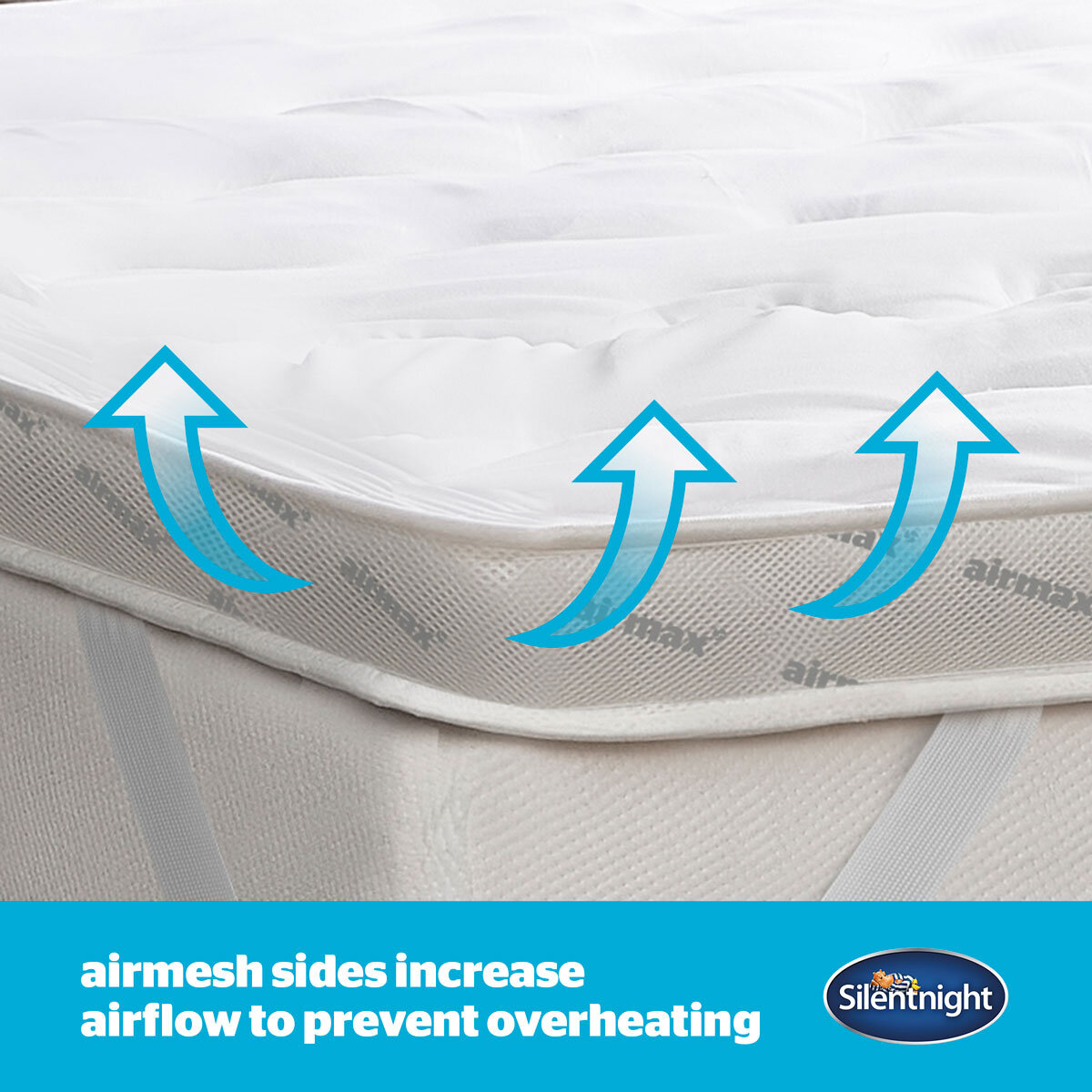 Silentnight Airmax 800 Mattress Topper in 4 Sizes