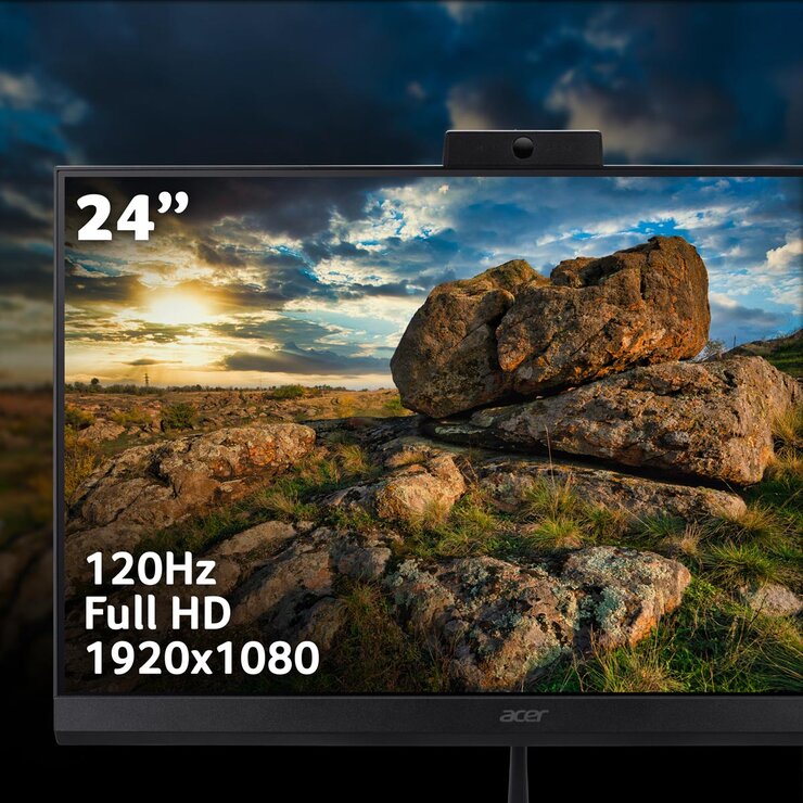 Acer C24-B, Intel Core i5, 16GB RAM, 1TB SSD, 23.8 Inch All in One Desktop PC, DQ.BR8EK.001