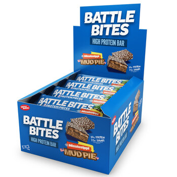 Battle Bites Mississippi Mud Pie Protein Bar, 12 x 62g