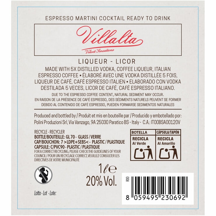 Back Label