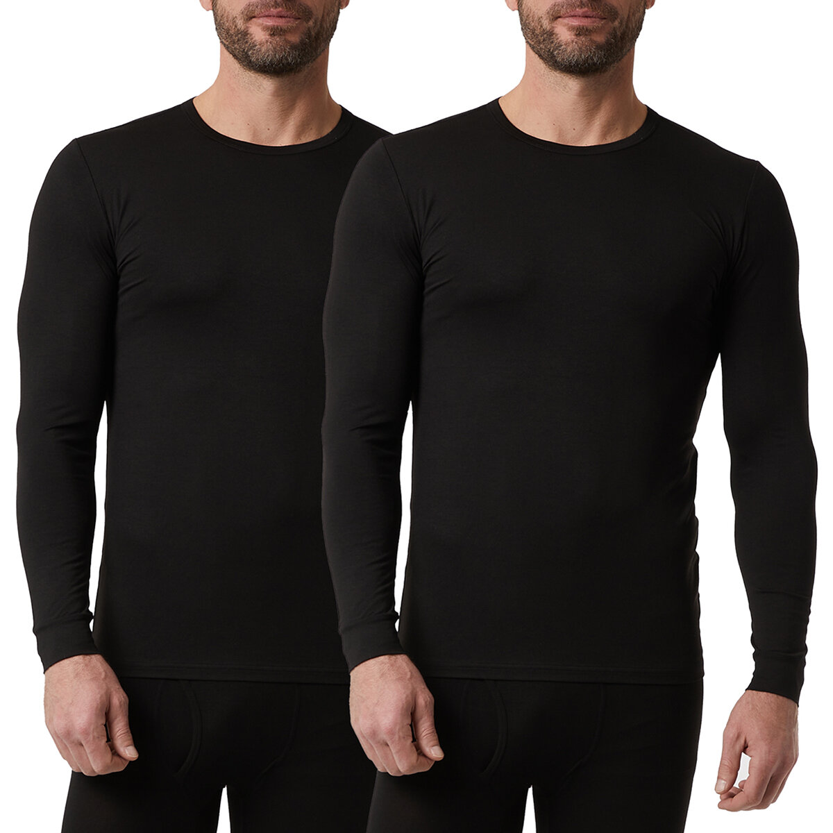 32 Degrees Men's Long Sleeve Heat T-Shirt, 2 Pack