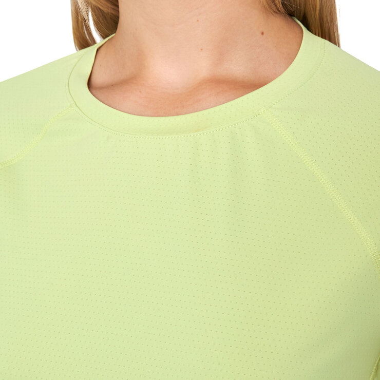 Mondetta Women's Raglan Active Tee in Lime