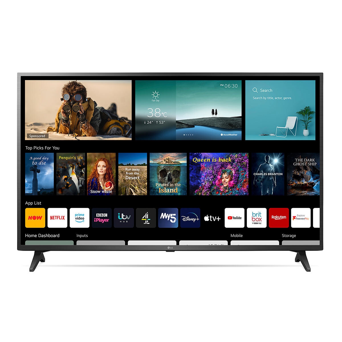 LG 55UP75006LF 55 Inch 4K Ultra HD Smart TV | Costco UK