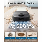 Lifestyle image of Eufy X12  with all in one station for smart maintenance
