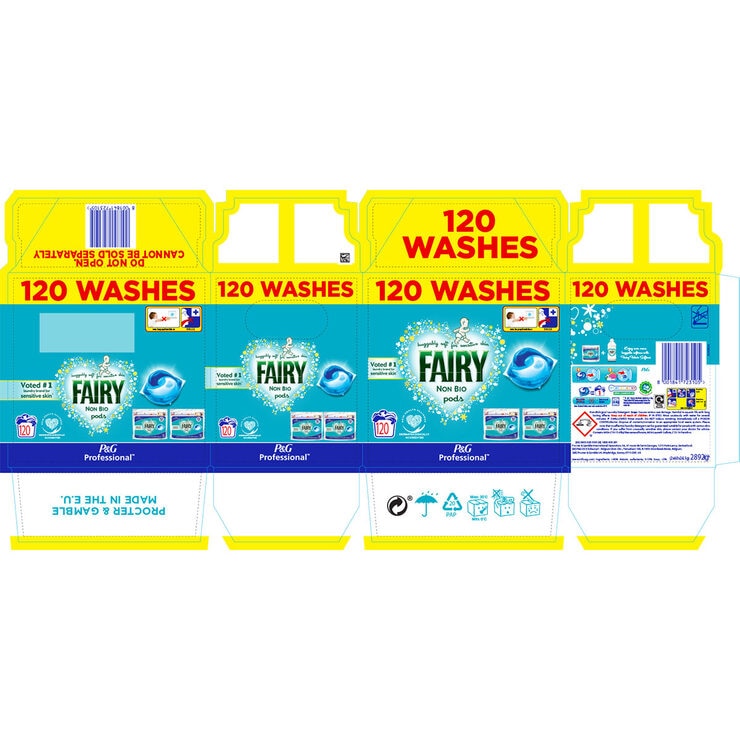 Fairy Non Bio Pods, 120 Count Costco UK