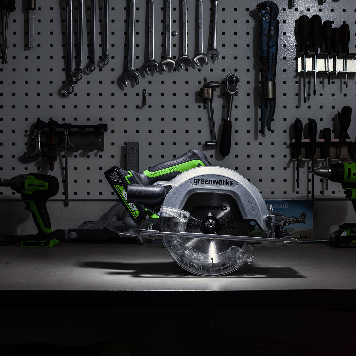 Greenworks 24V Circular Saw (Tool only) - Model GWGD24CS
