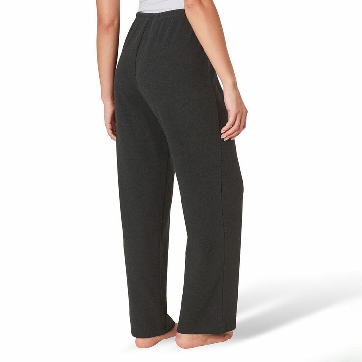 Well & Calm Ladies 3 Piece Waffle Lounge Set in Black