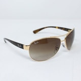 Ray-Ban Aviator Gold & Tortoise Shell Sunglasses with Brown Lenses, RB3386 001/13