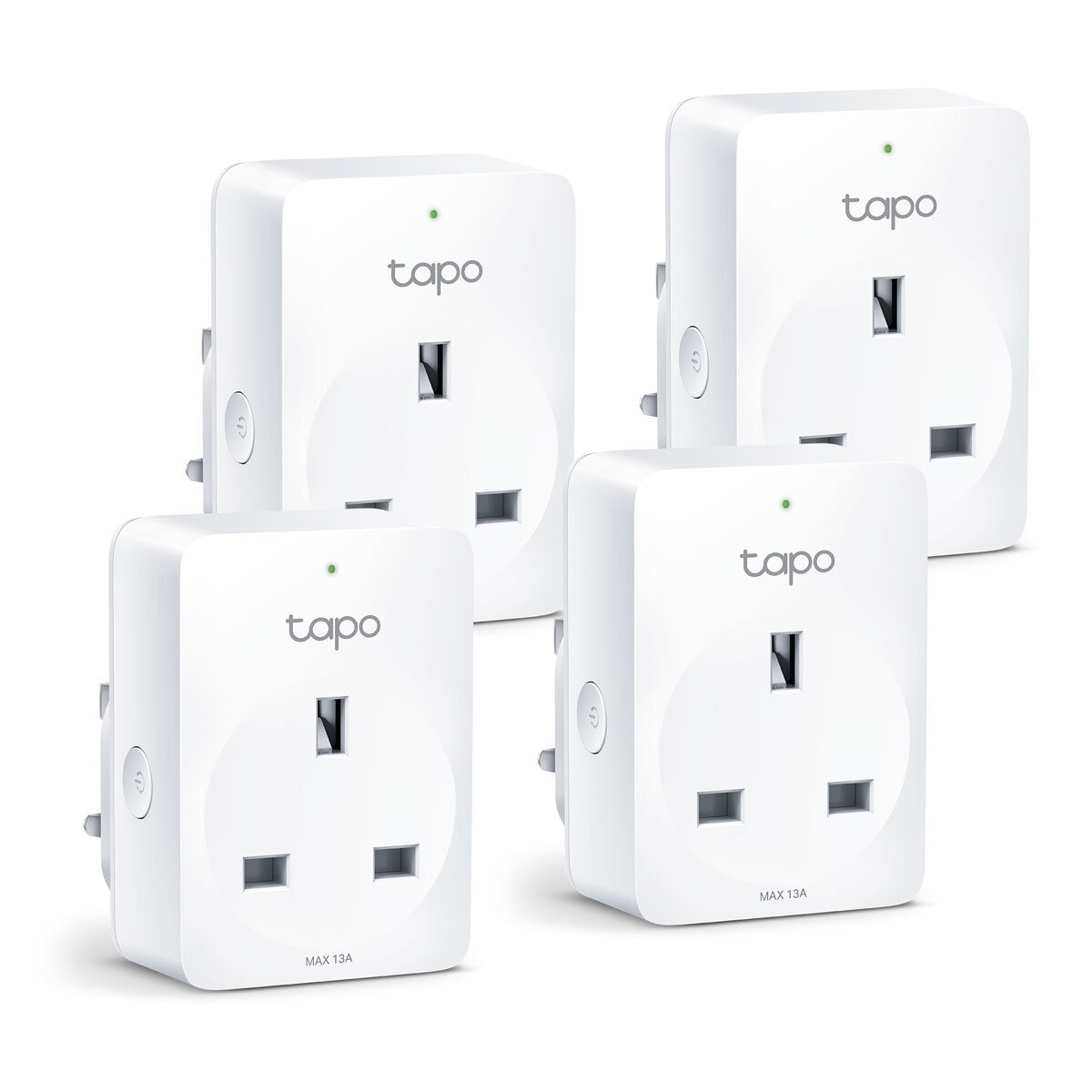 TP-Link Tapo P110 Mini Smart Wi-Fi Socket with Energy Monitoring - 4 Pack