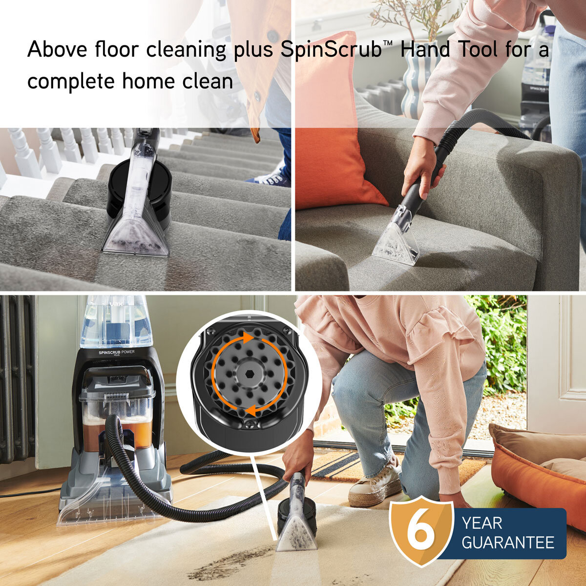 VAX SpinScrub Power Carpet Washer Lifestyle Image