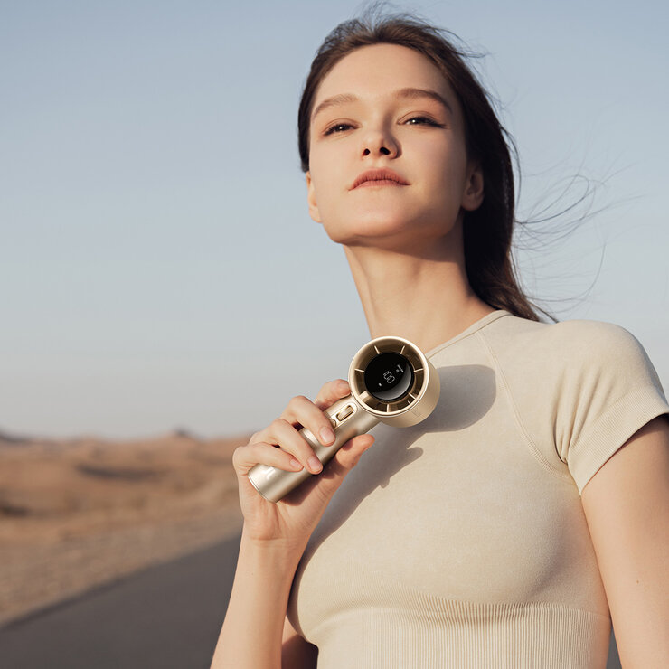 JisuLife Pro1 S Handheld Fan in Brown JisuLife Pro1 S Handheld Fan in Brown