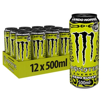 Monster Lando Norris Zero Sugar PMP £1.65, 12 x 500ml
