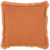 Furn Bertie Velvet Feather Fill Cushion 2 Pack in Rust, 45 x 45 cm