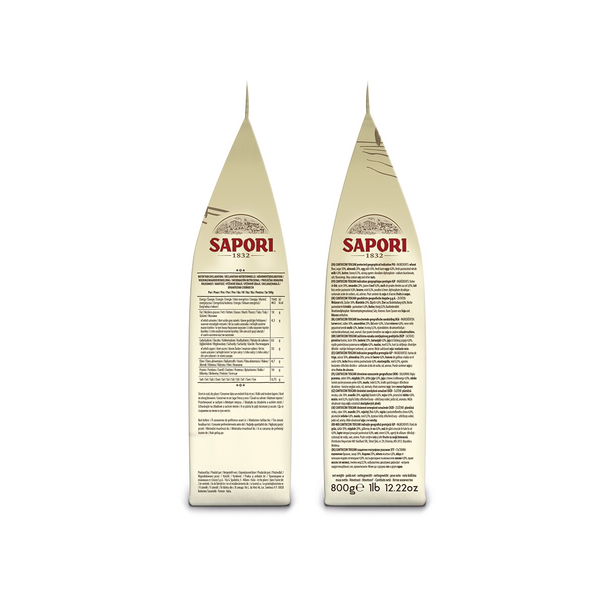 Sapori Cantuccini Almond Biscuit, 800g