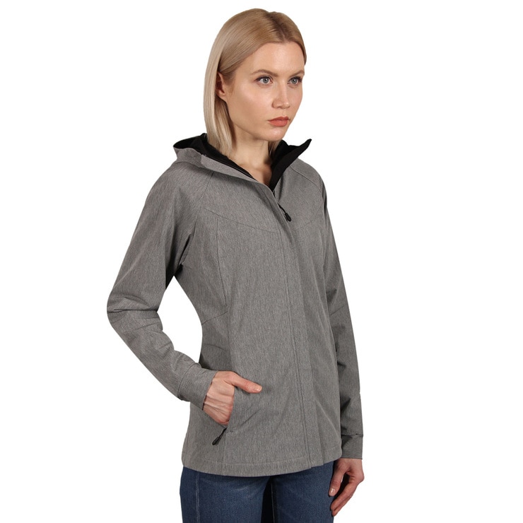 Kirkland Signature Women's Softshell Jacket in Grey Costco UK