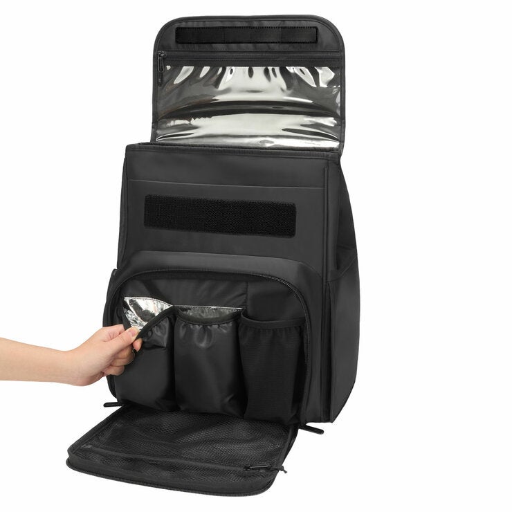 KIT + ACE Diaper Bag with Stroller Organizer in Black KIT + ACE Diaper Bag with Stroller Organizer in Black
