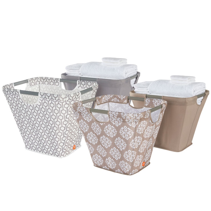 Neatfreak Metal Frame Portable Laundry Basket, 2 Pack in 2 Colours Costco UK