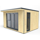 Installed Forest Garden Xtend Insulated Garden Room 13ft 3" x 10ft (4 x 3m)
