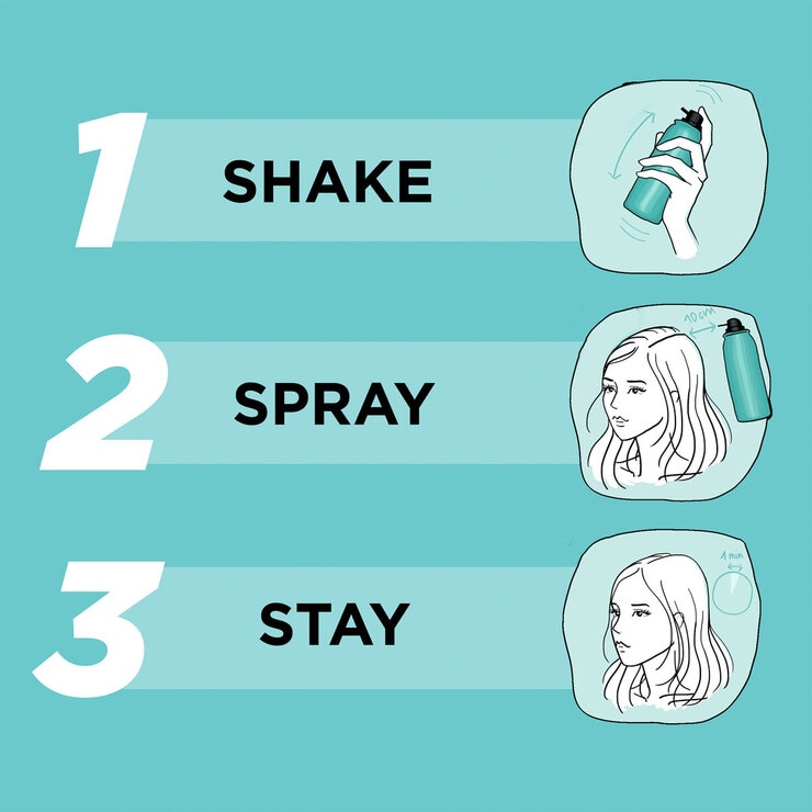 Shake, Spray and Stay Shake, Spray and Stay
