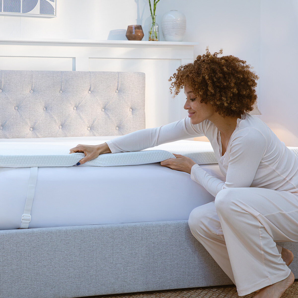 Panda Memory Foam Bamboo European Mattress Topper in 3 Sizes