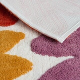 Home Inspiration Red Flower Bath Mat, 55 x 91 cm Home Inspiration Red Flower Bath Mat, 55 x 91 cm