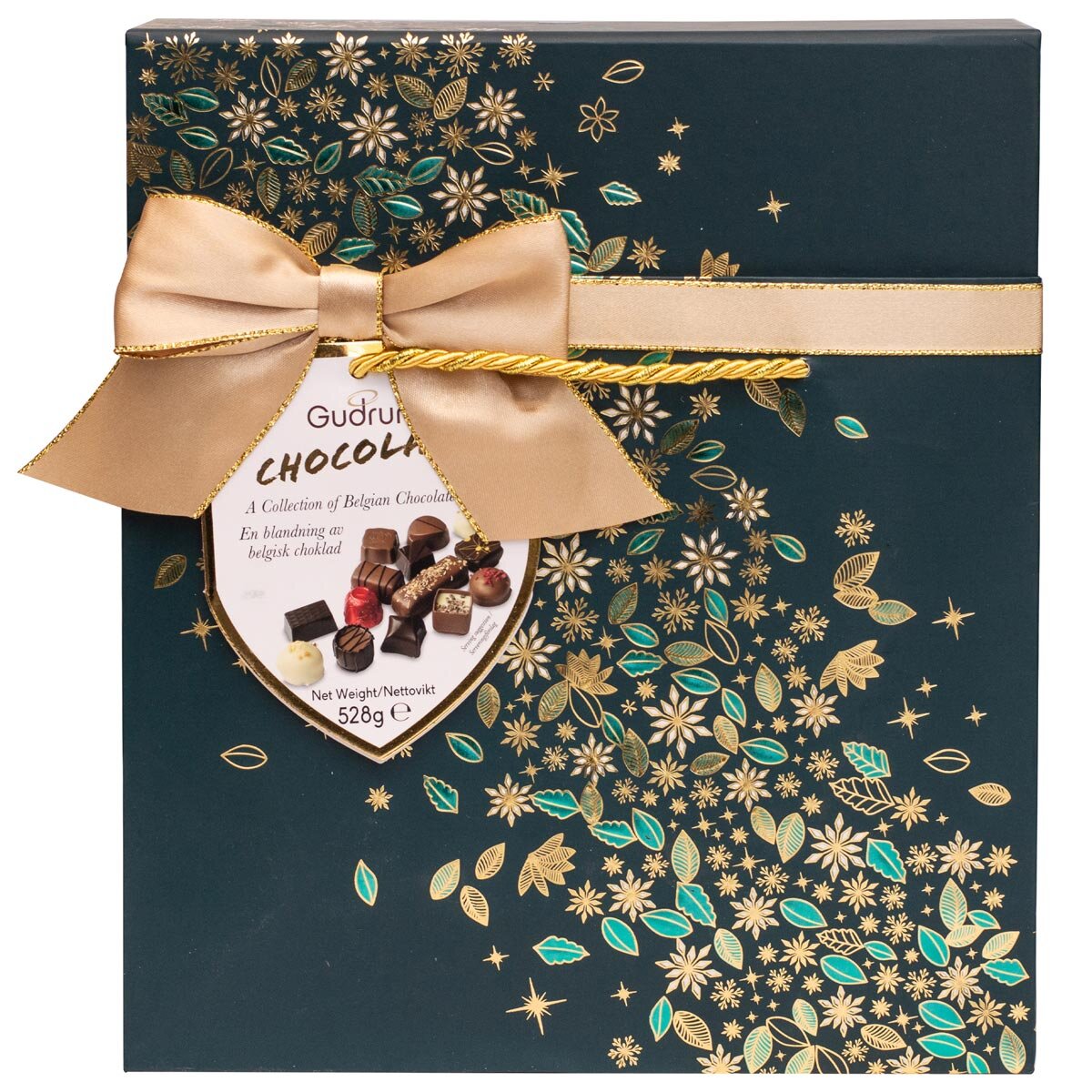 Gudrun Belgian Chocolates Box in Bag in 3 Colours, 530g