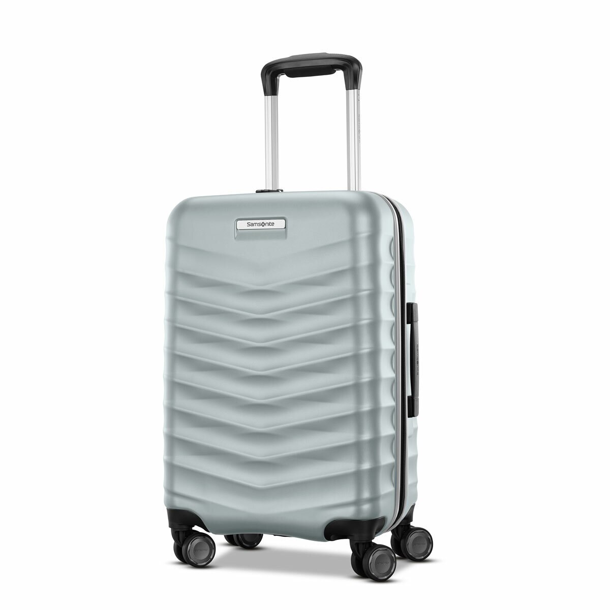 Smsonite Precision DLX 2-piece Hardside Expandable Spinner Luggage Set in Silver Smsonite Precision DLX 2-piece Hardside Expandable Spinner Luggage Set in Silver
