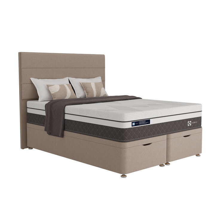 Sealy Full Ottoman Divan Base in Latte, Super King