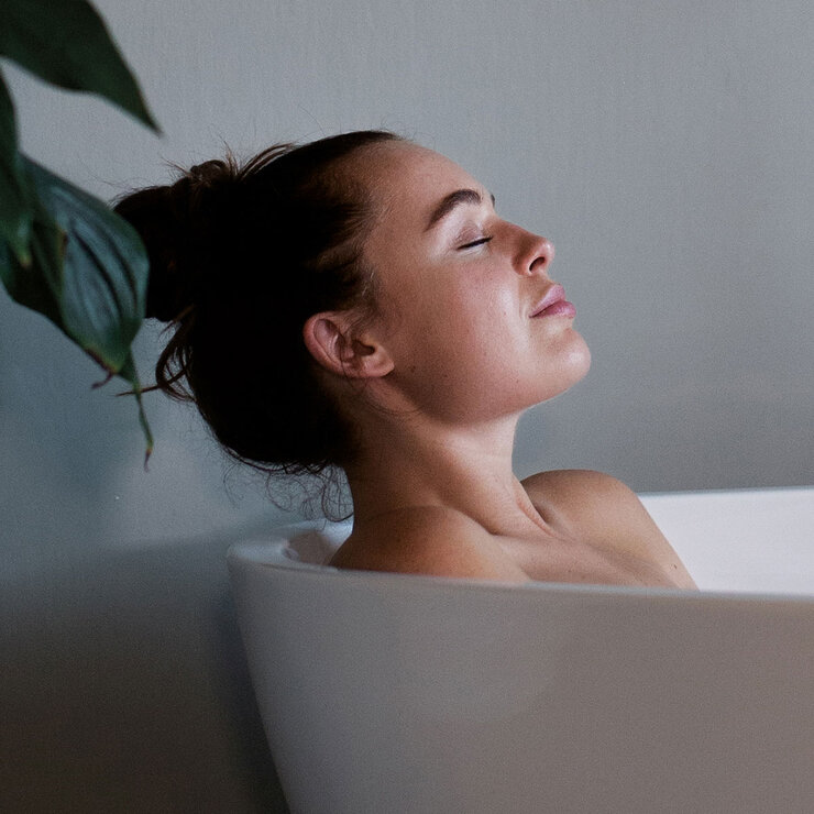 Relaxing in a Bath Relaxing in a Bath